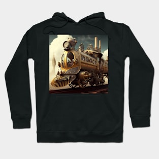 Steampunk Series - Copper Train Express Hoodie